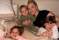Virginia posa com os filhos e agradece apoio após briga com Luana Piovani