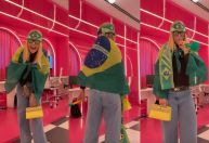 Virginia se empolga e mostra look para torcer por Vini Jr. na Copa do Mundo