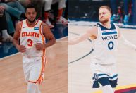 Hawks e Timberwolves realizam viradas no fim em jogos dos playoffs da NBA