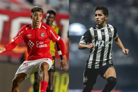 Jogadores de Cienciano e Atlético em ação na temporada 2026