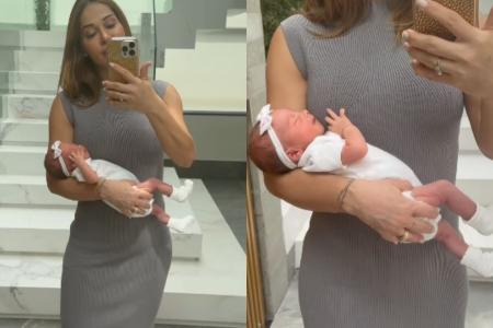 Maíra Cardi e a filha Eloáh