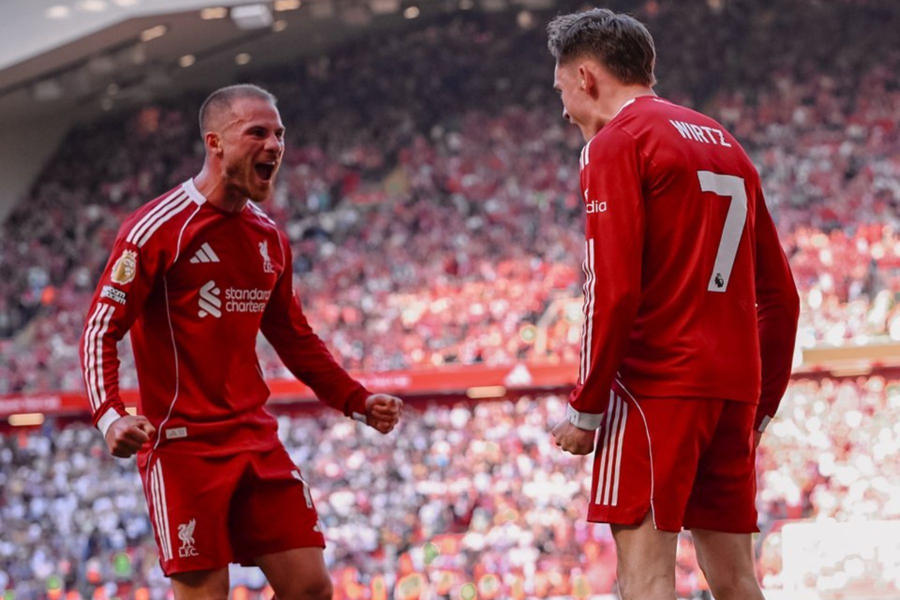 Liverpool vence Crystal Palace em casa e ganha uma posição na Premier League