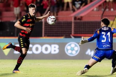 Sport em jogo contra o Novorizontino