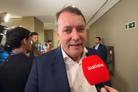 Pedro Lourenço na sede da CBF