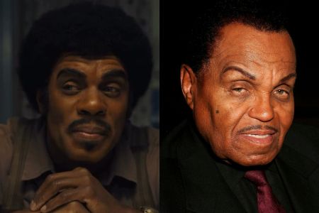 À esquerda, Colman Domingo, e à direita Joe Jackson • Divulgação/Lionsgate/Michael e Giulio Marcocchi / Getty Images North America / Getty Images via AFP