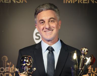 Luciano Huck durante o Troféu Imprensa 2026