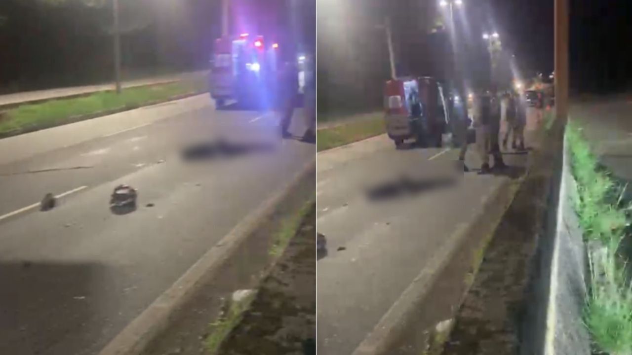 Testemunha relembra acidente que matou motociclista no Belvedere: ‘No mínimo 140 km/h’
