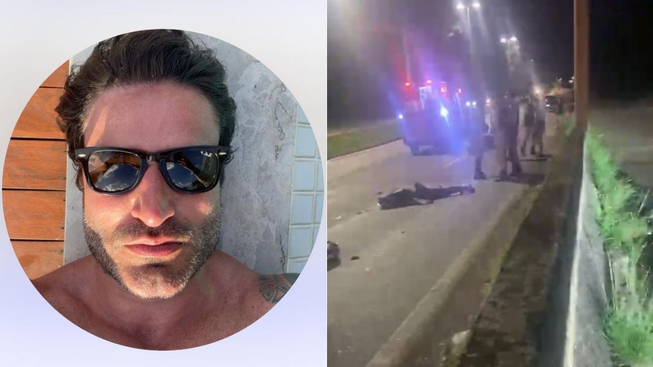 Garupa que estava em moto atingida por carro de empresário em BH está em estado grave