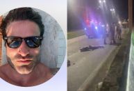 Garupa que estava em moto atingida por carro de empresário em BH está em estado grave