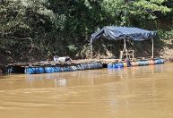 PM de Meio Ambiente realiza operação contra garimpo ilegal de ouro no Rio das Mortes