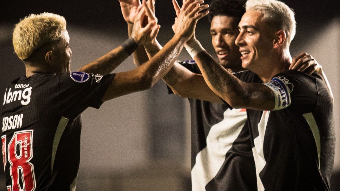 Vasco goleia o Olimpia e assume a liderança do grupo na Copa Sul-Americana