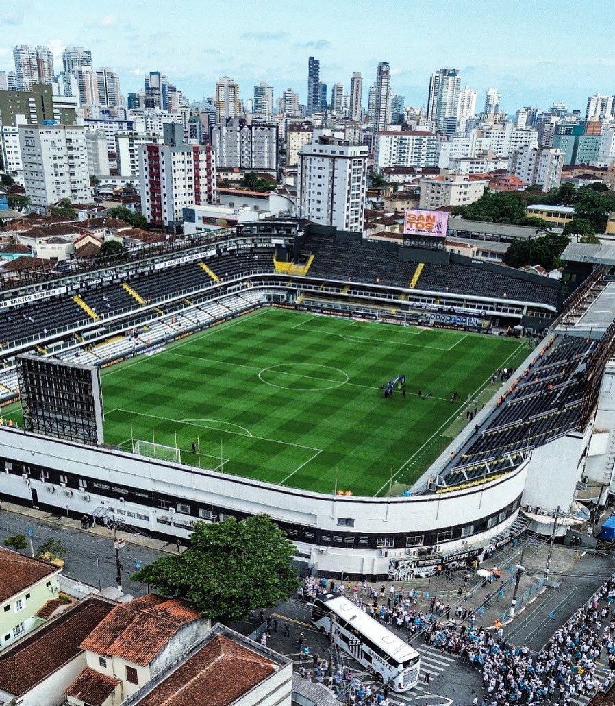 Santos inicia reforma de arquibancada da Vila Belmiro; saiba detalhes