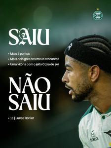 Coritiba provoca Lyanco por 'treta' com Lucas Ronier • Divulgação/Coritiba