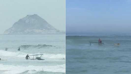 Helicóptero cai no mar da Barra da Tijuca após tentativa de pouso de emergência