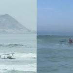 Helicóptero cai no mar da Barra da Tijuca após tentativa de pouso de emergência