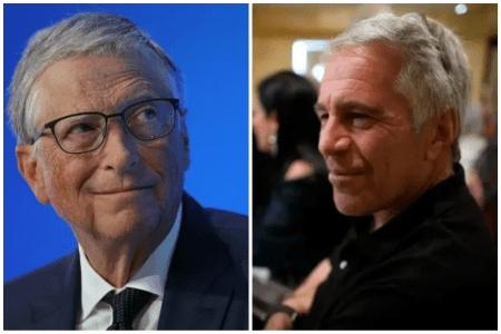 Bilionário Bill Gates e Jeffrey Epstein