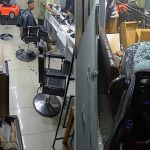 Vídeo: carro invade barbearia e atinge criança de quatro anos em MG