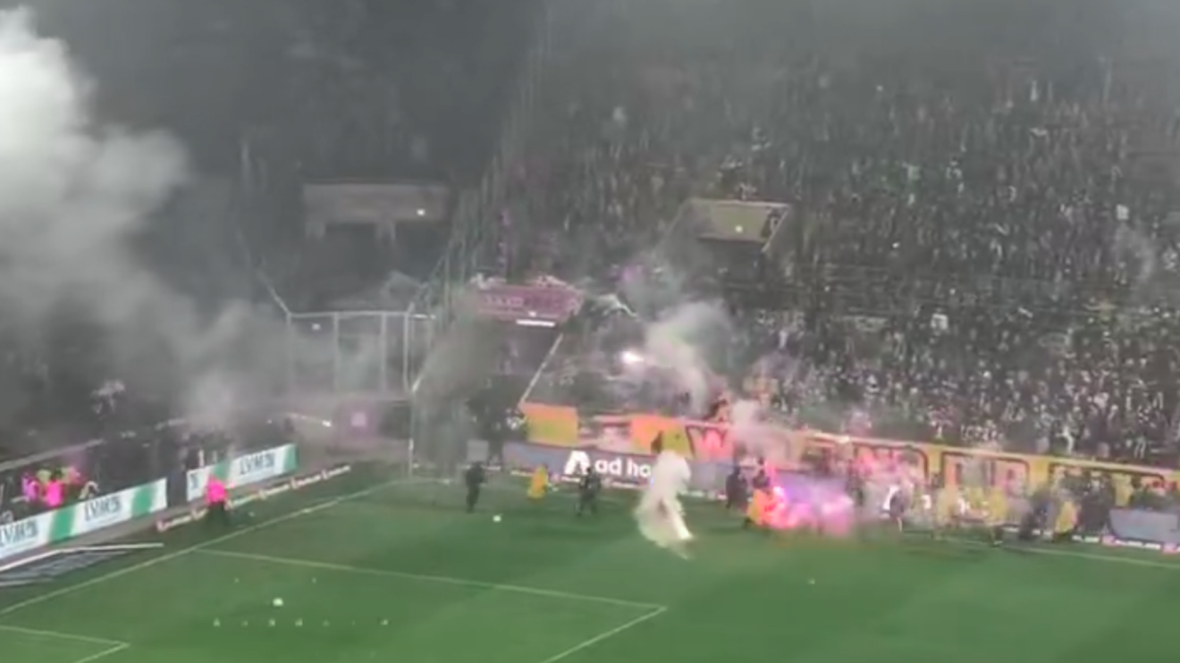 Confusão entre torcidas paralisa jogo de tradicional clube alemão