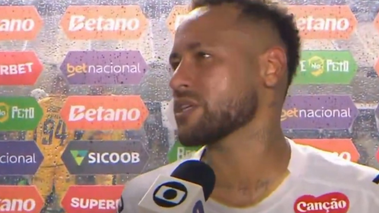 Neymar desabafa contra árbitro que o 'tirou' de Flamengo x Santos: 'Injusto'