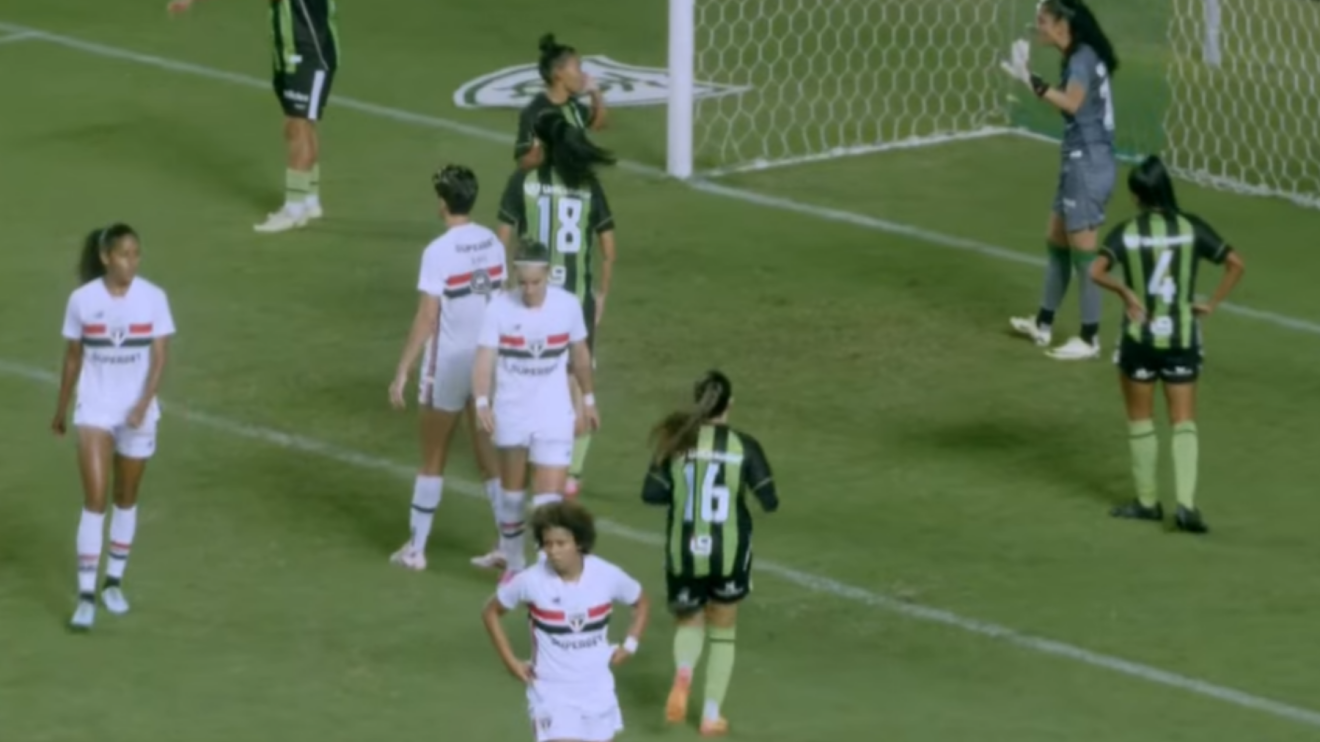 América segura empate com São Paulo e deixa lanterna do Brasileirão Feminino