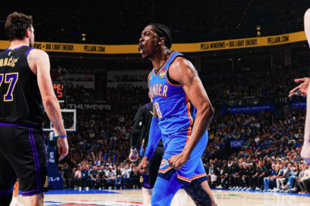 Thunder venceu Lakers com autoridade na noite dessa quinta-feira (2)