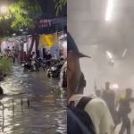 Temporal alaga ruas do Rio e forte ventania assusta moradores; veja vídeos