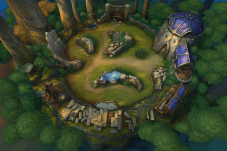 Novo mapa do modo Arena de League of Legends • Divulgação/Riot Games