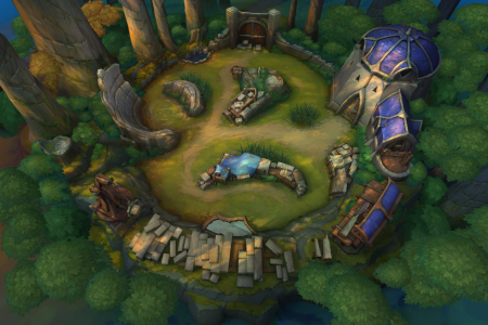 Novo mapa do modo Arena de League of Legends • Divulgação/Riot Games