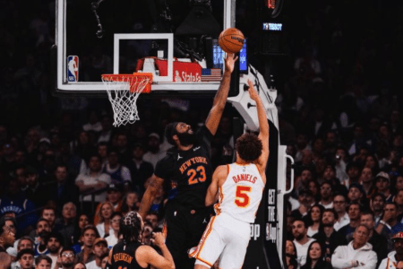 Knicks venceu e abriu 3 a 2 na série de playoffs contra o Hawks