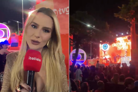 Fernanda Keulla durante evento do BBB 26, em BH