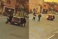 Suspeitos correm com fuzil em rua na Grande BH após balear homem; veja vídeo