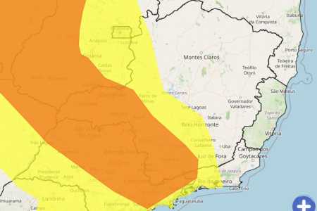 Alerta é válido para esta quarta-feira (08) • Divulgação | Inmet