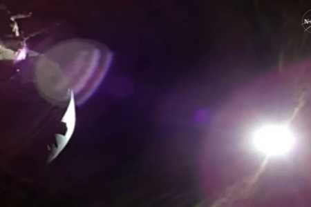 Nasa explicou o fenômeno visto na transmissão