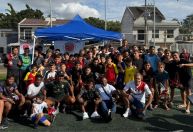 Com presença de joia do Athletico-PR, projeto social incentiva futebol para crianças