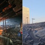 Incêndio de grandes proporções atinge supermercado em Pouso Alegre-MG