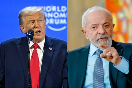 Presidente Donald Trump e Presidente Lula (PT)