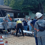Trabalhador é eletrocutado em Cava Grande durante manutenção na rede elétrica