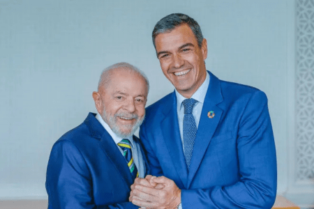 Presidente Lula (PT) e Premiê Pedro Sanchez