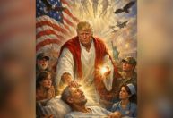 Após criticar o papa Leão XIV, Trump publica foto feita por IA como se fosse Jesus Cristo