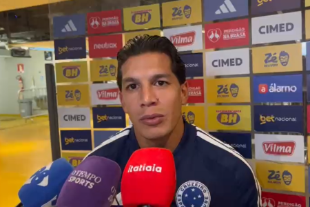 Lucas Romero, volante do Cruzeiro