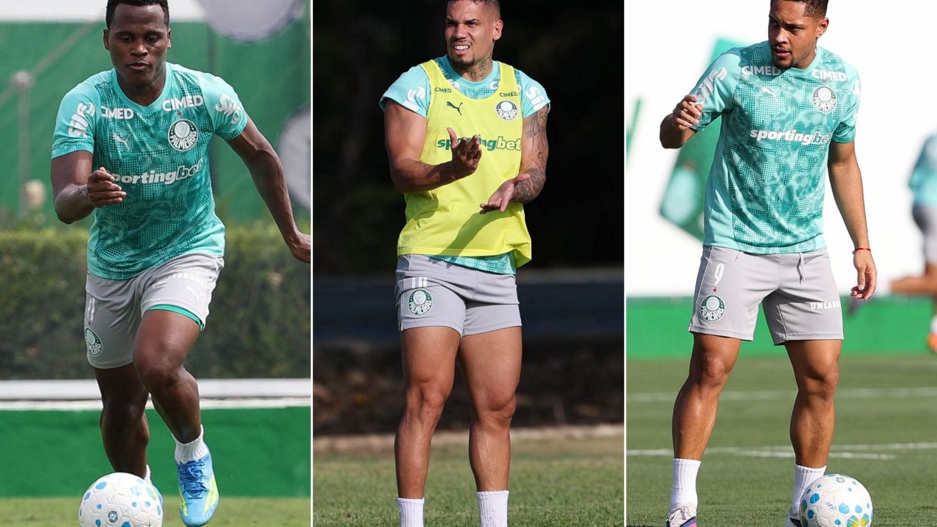 Palmeiras pode ficar sem ataque de R$ 424 milhões contra o Corinthians