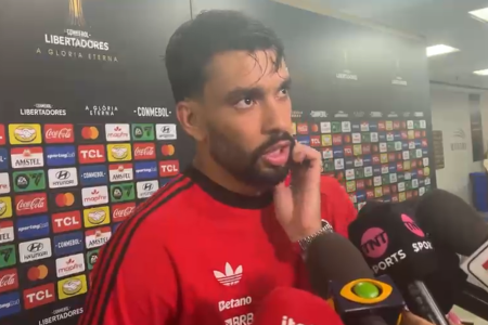 Paquetá após vitória do Flamengo na Libertadores