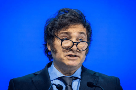 O presidente da Argentina, Javier Milei