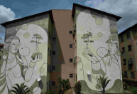 Mulheres brigadistas e indígenas são homenageadas em murais em BH