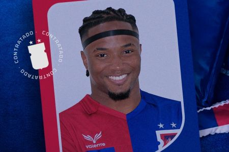 Arte de anúncio de novo jogador do Paraná Clube