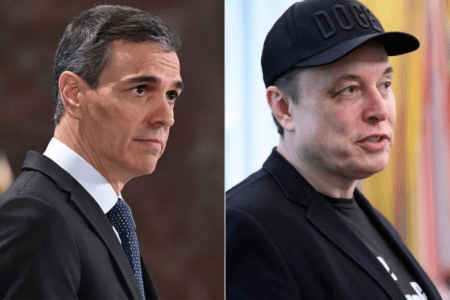 Elon Musk e premiê da Espanha, Pedro Sánchez
