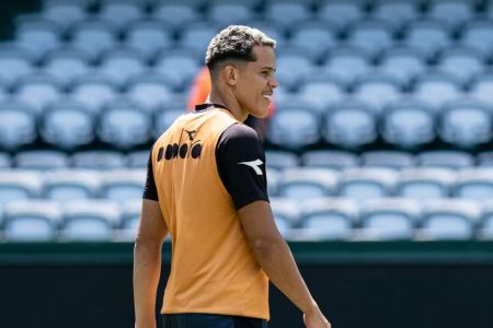 Wallisson em treino do Coritiba