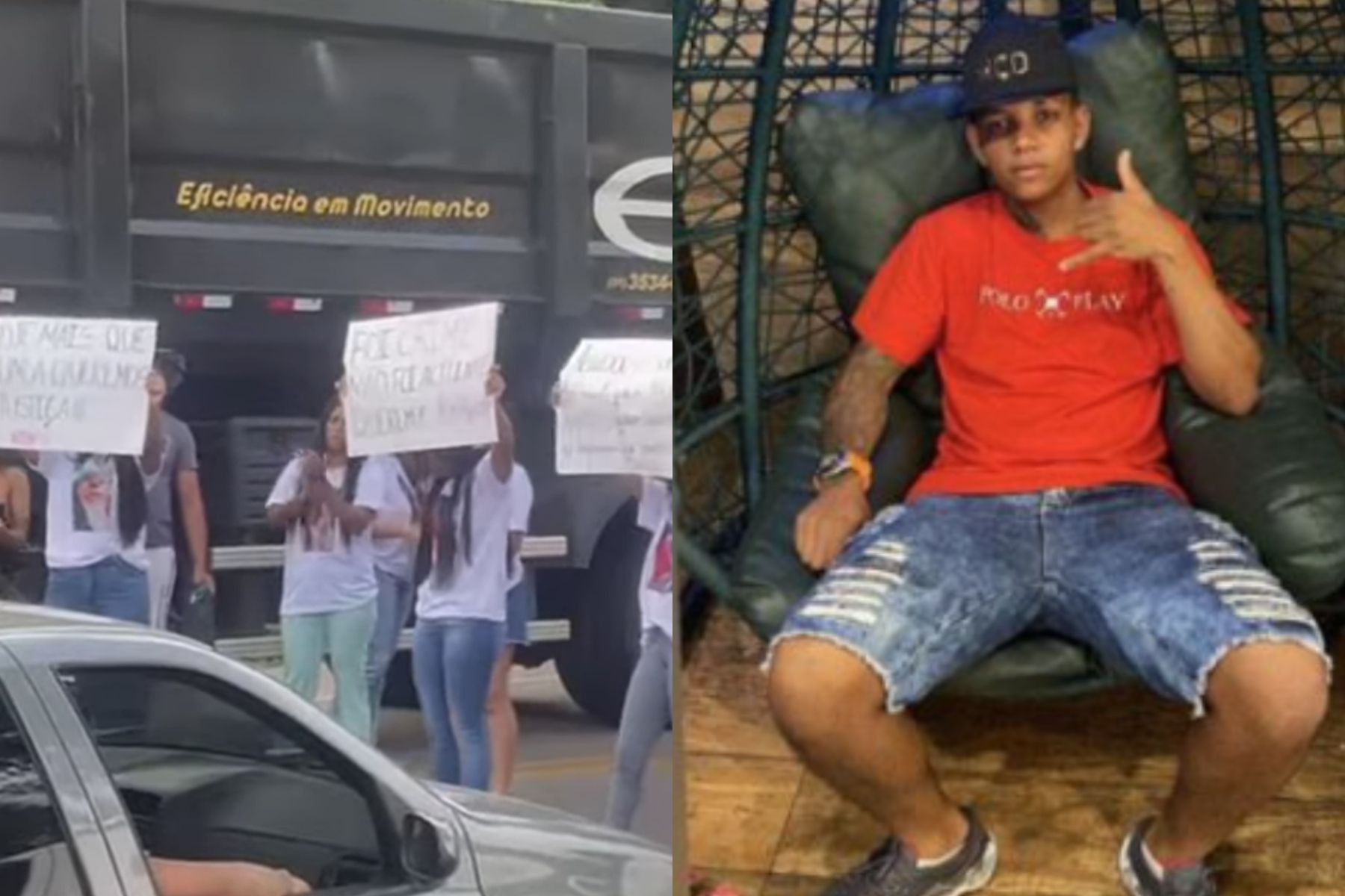 Família fecha BR-381 em pedido de Justiça pela morte de jovem em Sabará