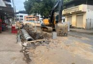 Moradores questionam execução de obra de drenagem no Surinan, em Coronel Fabriciano