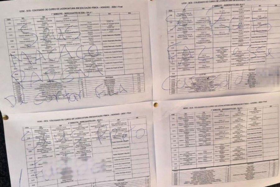 Estudantes denunciam mensagens racistas em mural de universidade na Bahia